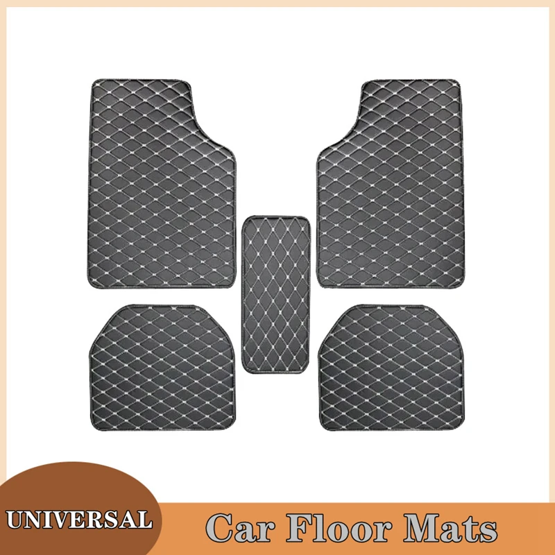سجادات أرضية للسيارة 5 قطع عال - مراجعة Car Floor Mats Universal Waterproof Leather وسعره