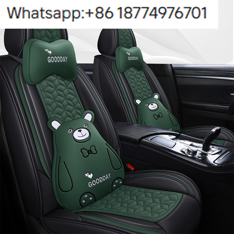 أغطية مقاعد سيارات فاخرة جديدة - مراجعة Leather Car Seat Covers Full Set Universal وسعره
