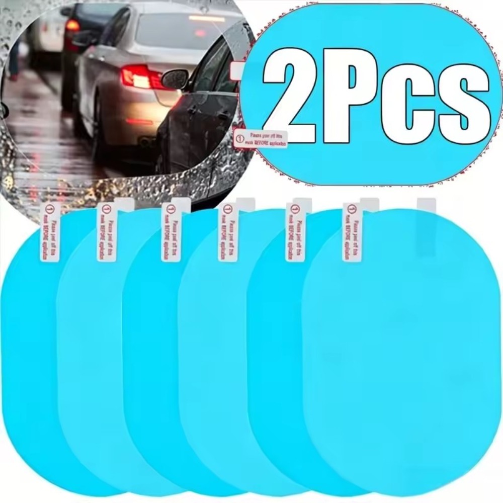 2/1 قطعة غطاء فيلم عالمي مضاد  - مراجعة Anti Glare Car Rearview Mirror Film وسعره