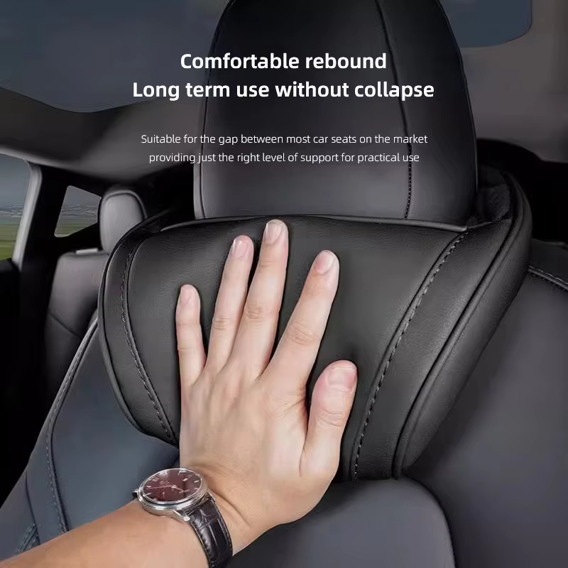 وسادة دعم رأس المقعد من الفوم  - مراجعة Memory Foam Car Neck Pillow Lumbar Support وسعره
