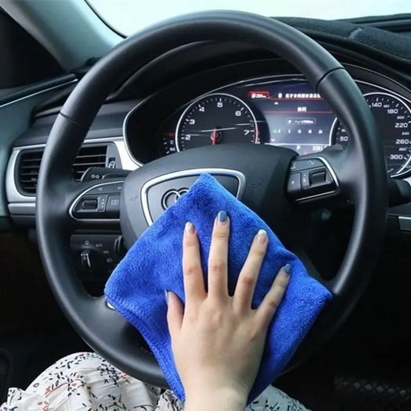 10/200 قطعة مناشف تنظيف السيار - مراجعة Microfiber Car Drying Towel Super Absorbent وسعره