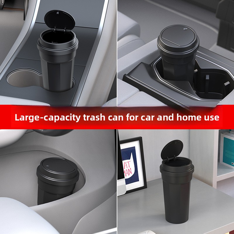 سلة مهملات للسيارة مقاومة للما - مراجعة Waterproof Car Trash Can With Lid وسعره