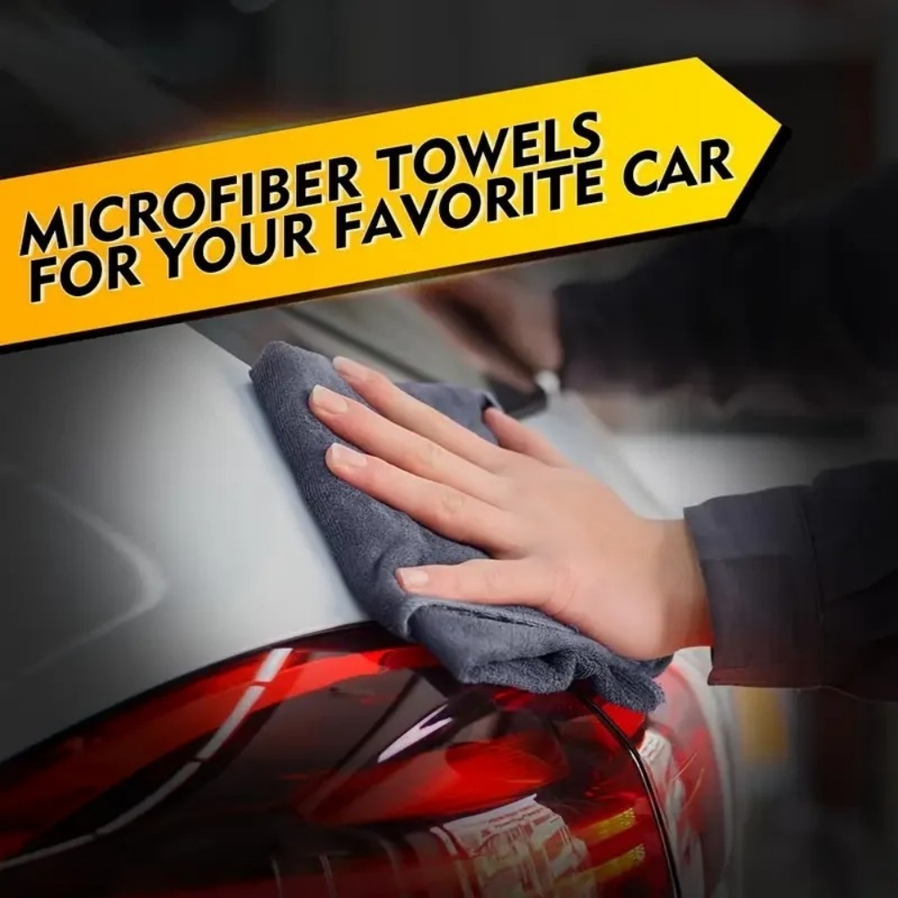 قطعة قماش تنظيف سوداء من الألي - مراجعة Microfiber Car Drying Towel Super Absorbent وسعره