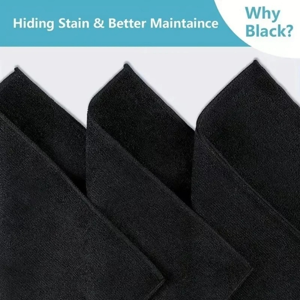 قطعة قماش تنظيف سوداء من الألي - مراجعة Microfiber Car Drying Towel Super Absorbent وسعره