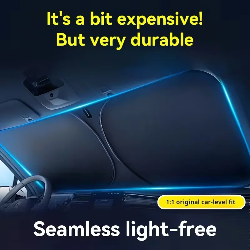 غطاء واقي من الشمس للزجاج الأم - مراجعة Car Sunshade Windshield Umbrella Foldable وسعره