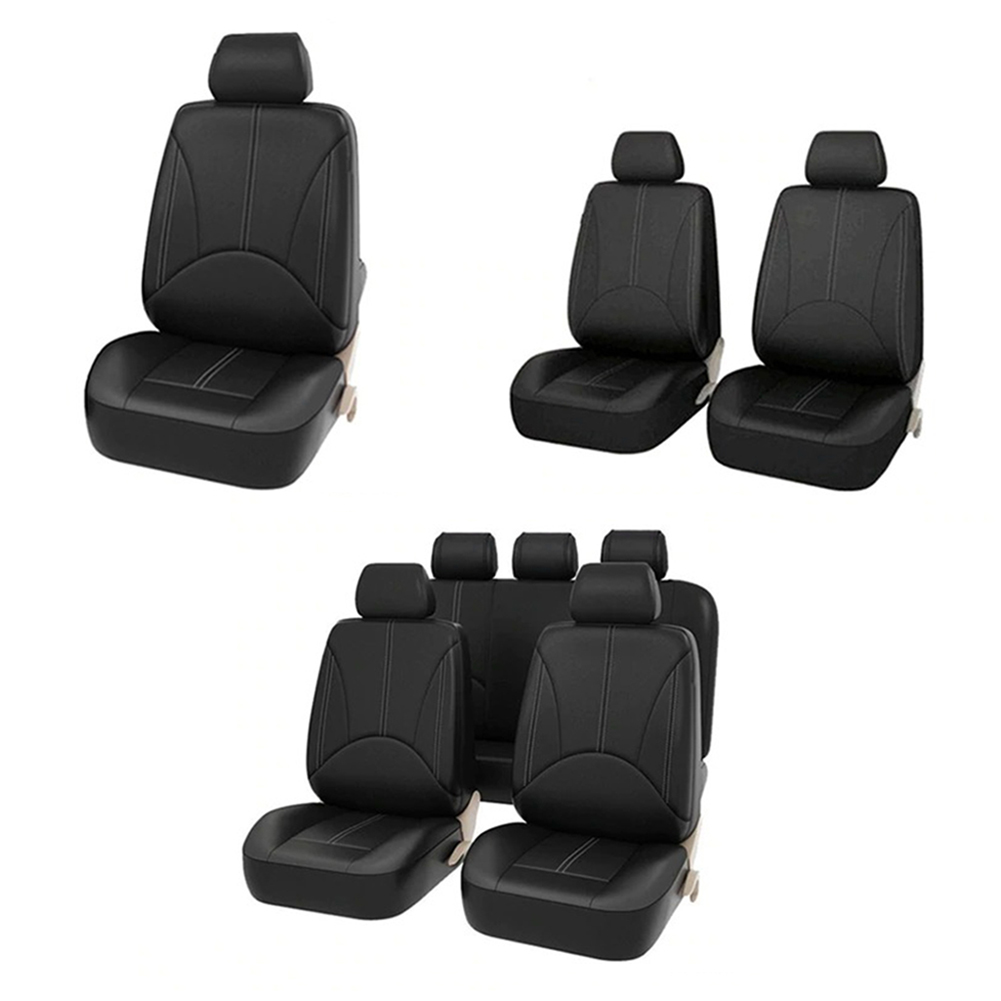 مجموعة أغطية تصميم مريح وعملي  - مراجعة Leather Car Seat Covers Full Set Universal وسعره