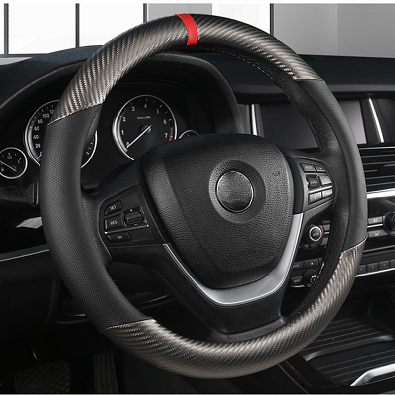 الموضة العالمية عجلة توجيه سيا - مراجعة Car Steering Wheel Cover Anti Slip Breathable وسعره
