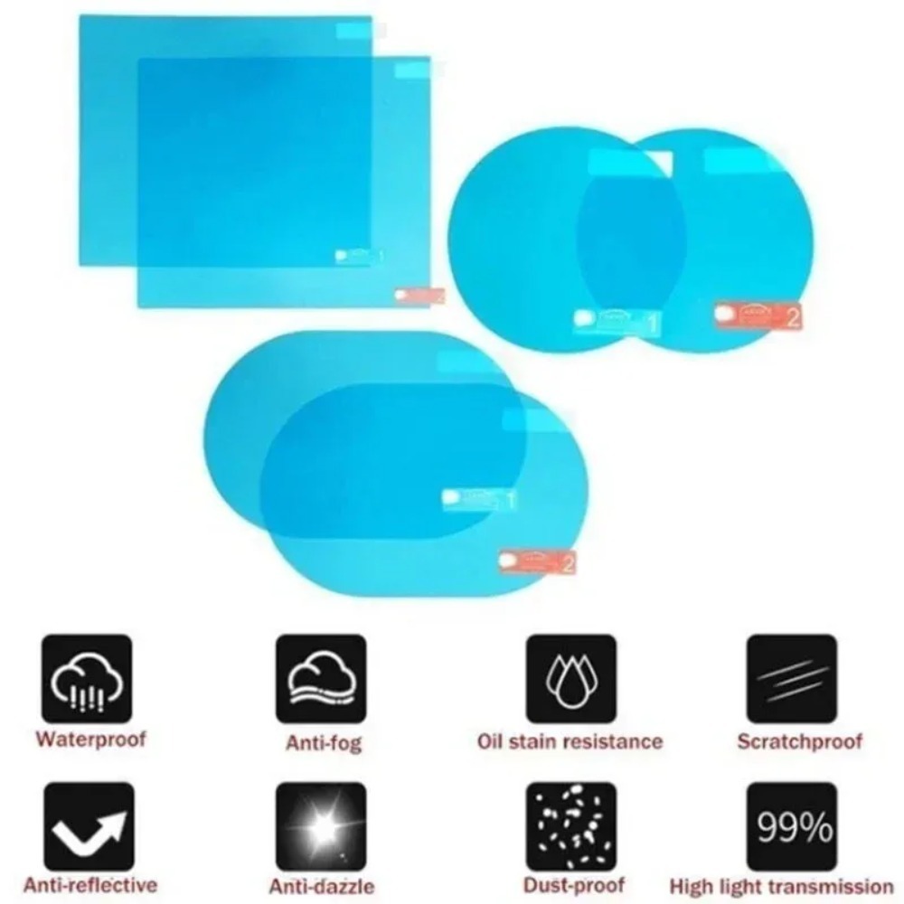 سيارة مرآة الرؤية الخلفية طبقة - مراجعة Anti Glare Car Rearview Mirror Film وسعره