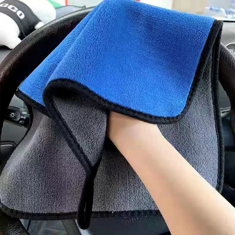 منشفة غسيل السيارات 1/5 قطع من - مراجعة Microfiber Car Drying Towel Super Absorbent وسعره