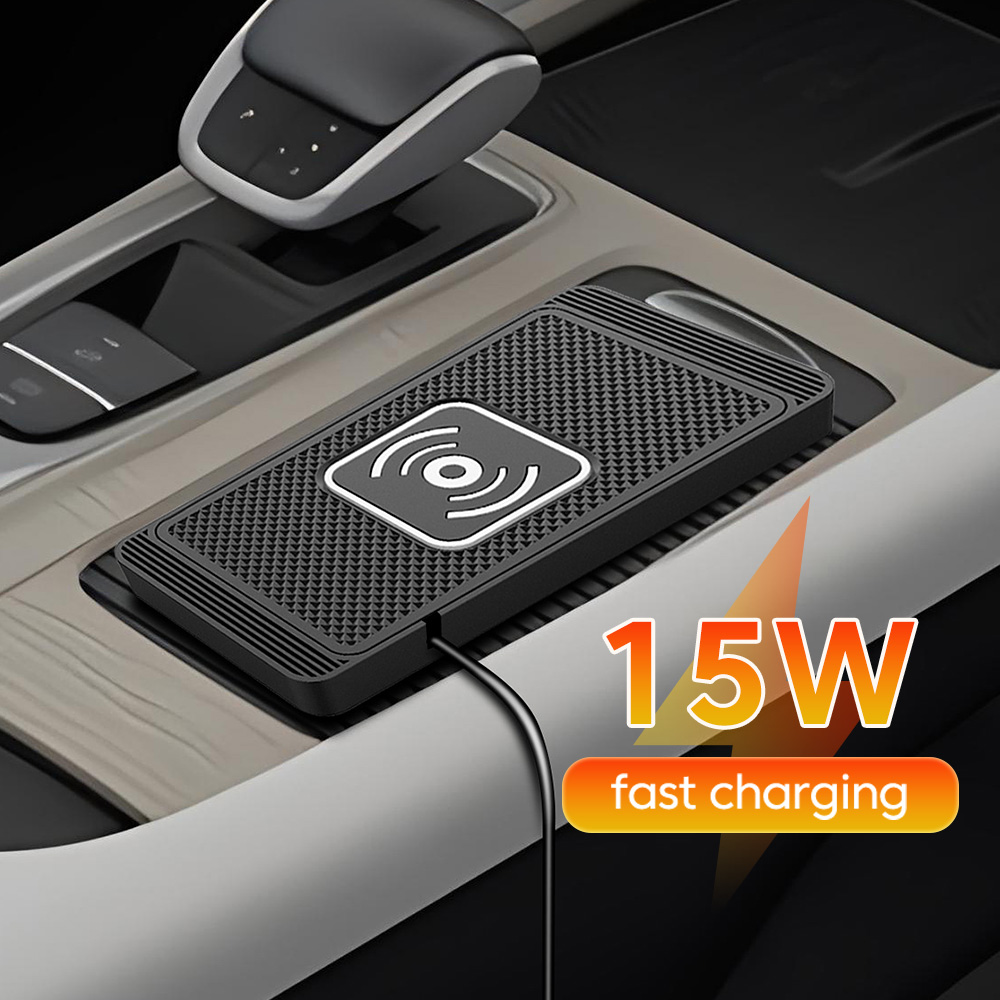 شاحن لاسلكي 15 واط للسيارة مع  - مراجعة Wireless Car Charger Mount Fast Charging وسعره