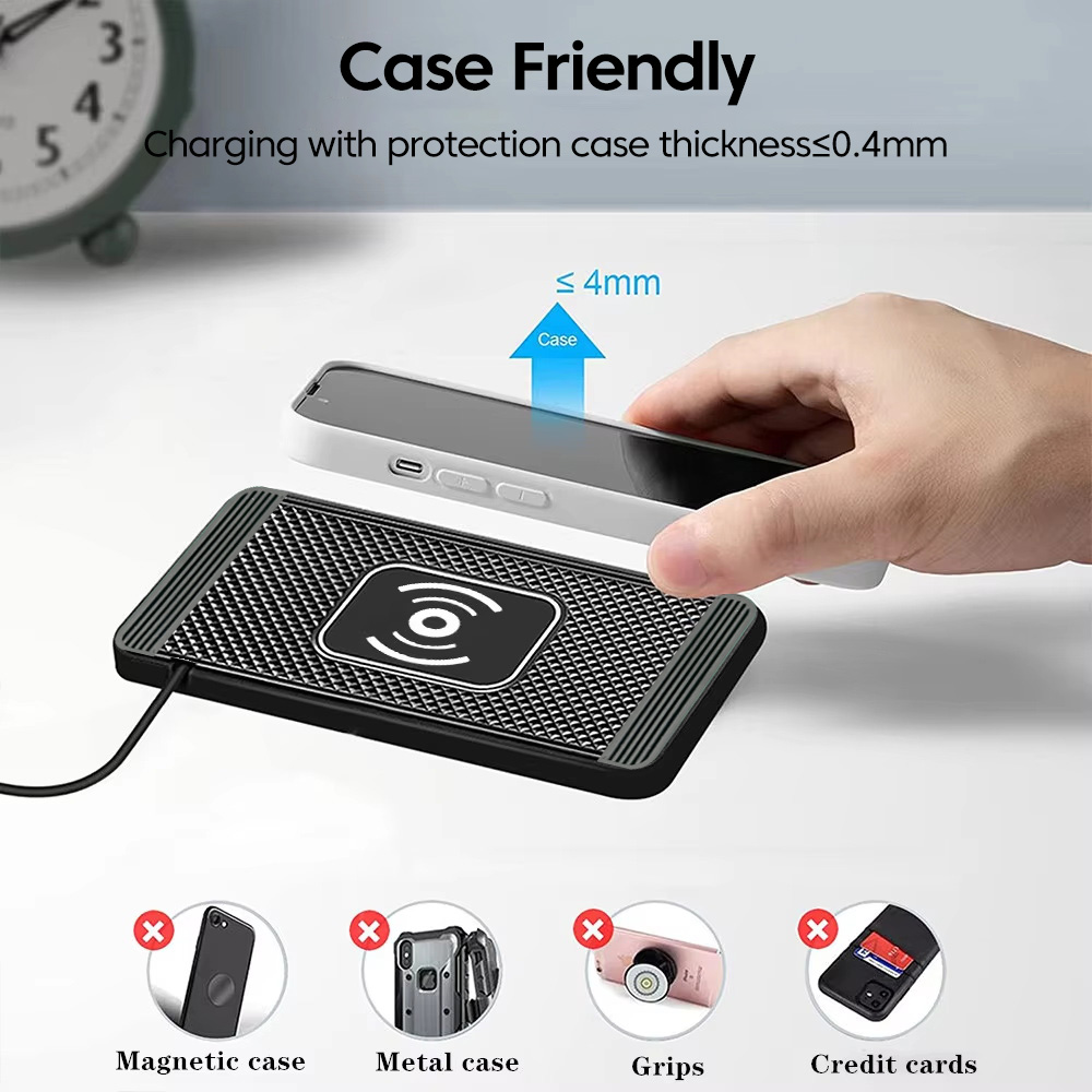 شاحن لاسلكي 15 واط للسيارة مع  - مراجعة Wireless Car Charger Mount Fast Charging وسعره