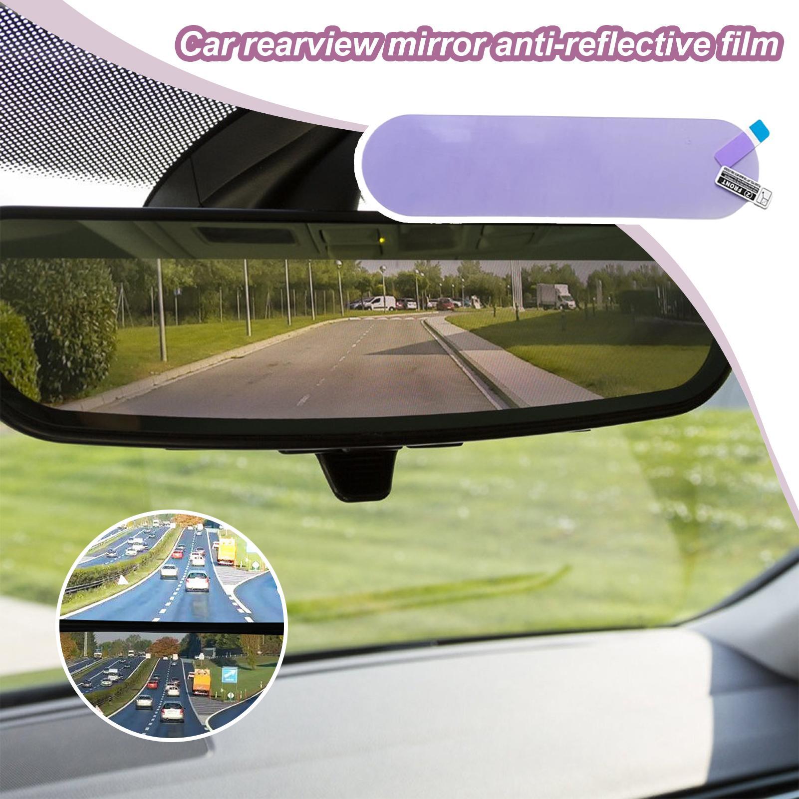 ملصق مضاد للوهج لمرآة السيارة  - مراجعة Anti Glare Car Rearview Mirror Film وسعره